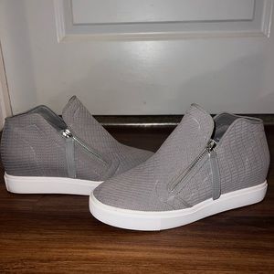 Steve Madden knit wedge sneaker